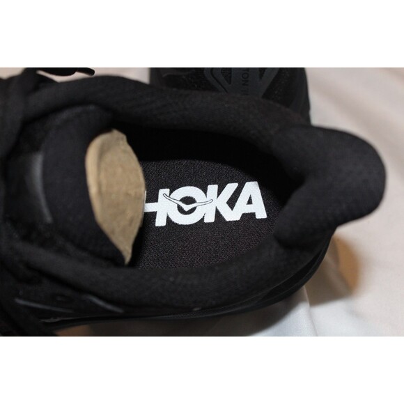 NIB Hoka One Men\'s Clifton 10 WIDE Running Athletic Sneakers‎ BBLC BLACK main image 6